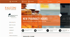 Desktop Screenshot of falconhealth.org