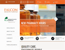 Tablet Screenshot of falconhealth.org